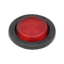 Foco Trocha 2 1/2 Pulg Rojo Ampolleta 24 Volts