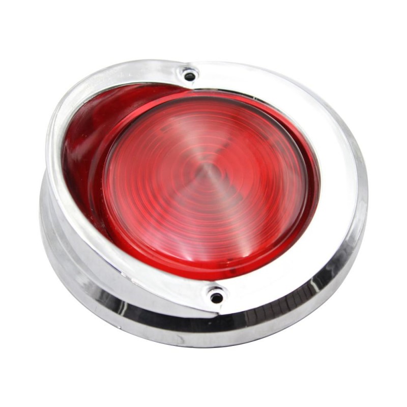 Foco Trocha 2 1/2 Pulg Rojo Ampolletas 12 Volts