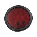 Foco Trasero 4 Pulg Rojo Ampolleta 12 Volts