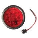 Foco Trasero 4 Pulg Rojo Ampolleta 12 Volts