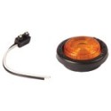 Foco Trocha 2 Pulg Ambar Ampolleta 12 Volts