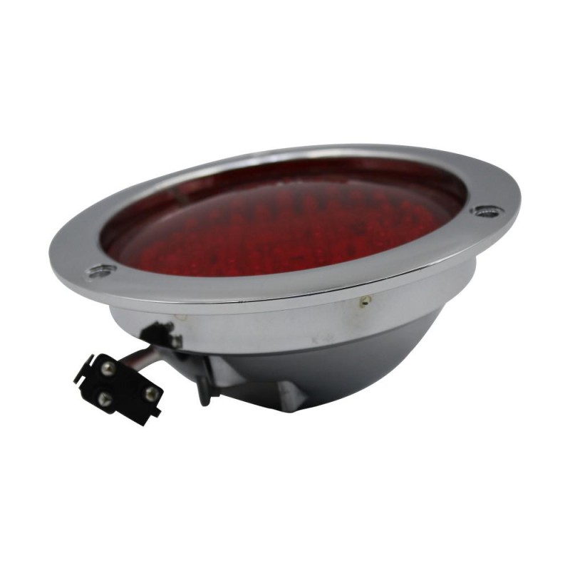 Foco Trasero Led 4 Pulg Rojo Bi-voltaje - 12 y 24 Volts