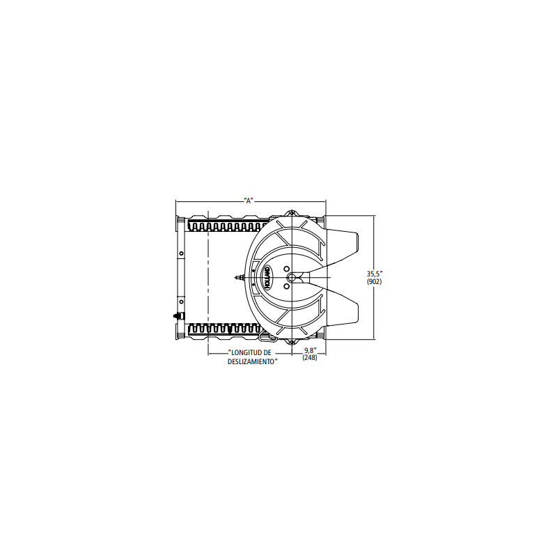 QR 2´´ DESPLAZABLE  169 MM  12"