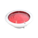 Foco Trasero Redondo 4 Pulg Led Ambar 12 y 24 Volts