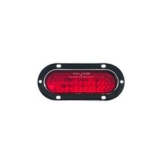 Foco de Incrustar Led Rojo Cromado Bi-volt