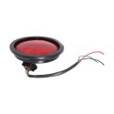 Foco Trasero 4 Pulg. Rojo 24 Volts Con Base