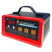 Cargador Bateria 12 Volts - Motor de Arranque 75 Amp