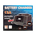 Cargador Bateria Inteligente 12 Volts - 24 Volts - 12 Amp