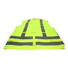 Chaleco poplin reflectante amarillo talla l