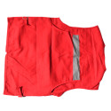 Chaleco geologo canvas rojo talla l