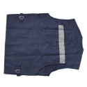 Chaleco geologo canvas azul talla l