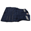 Chaleco geologo canvas azul talla xl