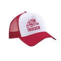 Gorro Malla Camionero - Trucker - Rojo