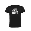 Polera Camionero - Trucker - Negra Talla XL