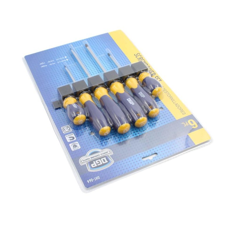 Set Destornilladores 6 Pc Dgp Cj 6un