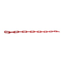 Cadena Plastica Roja Rollo 50 Mts