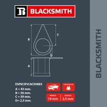 Indicador de Tuerca Suelta Tipo Gorro 19mm 12 Unid