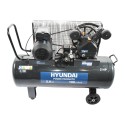 Compresor Hyundai Monofasico 2hp 100l 115psi Correa