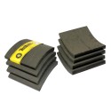 Balata 7 Pulg 4515-c / 8 Piezas Sin Perforaciones