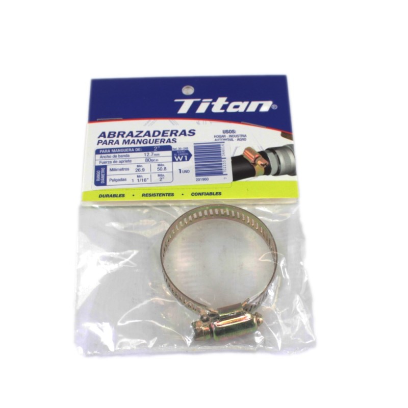 Abrazadera Med. 1 1/16 Pulg - 2 Pulg Blister Tit-t-30-24b